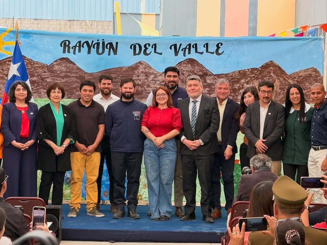 El nuevo jardín infantil “Rayún del Valle”, administrado por JUNJI, beneficiará a 124 párvulos del sector sur de San Felipe y fue inaugurado con la presencia del Presidente Boric.