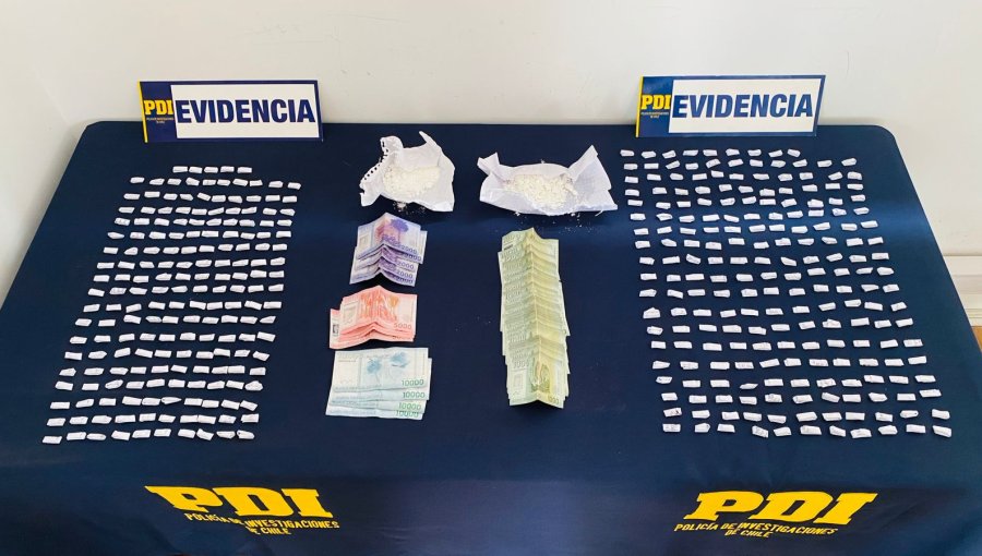 La PDI cerró un punto de microtráfico en la población Aconcagua Norte, en Quillota.