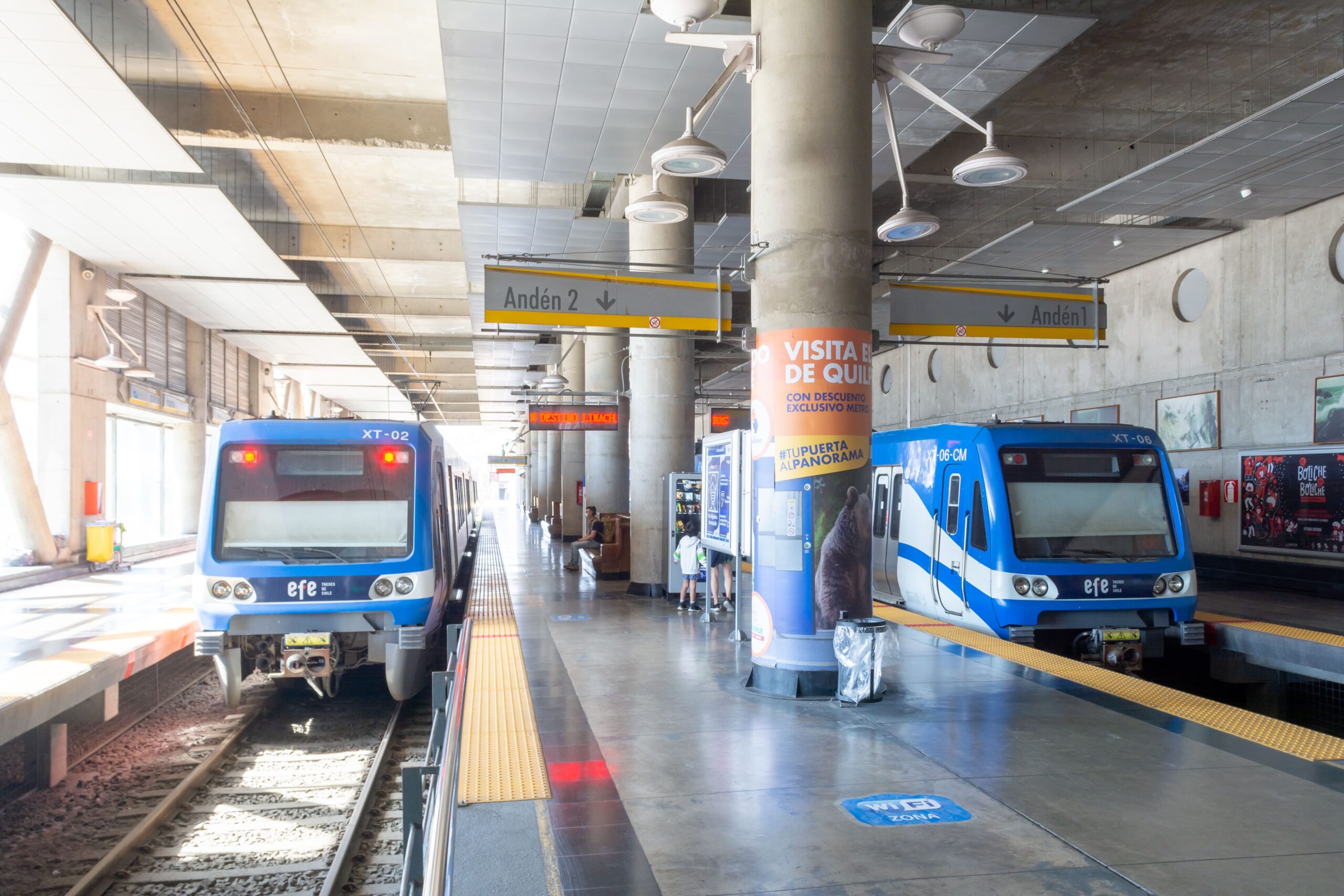 El Tren Limache–Puerto reforzará su operación este 31 de diciembre con trenes dobles en ambos sentidos. El 1 de enero funcionará con horario de feriado.