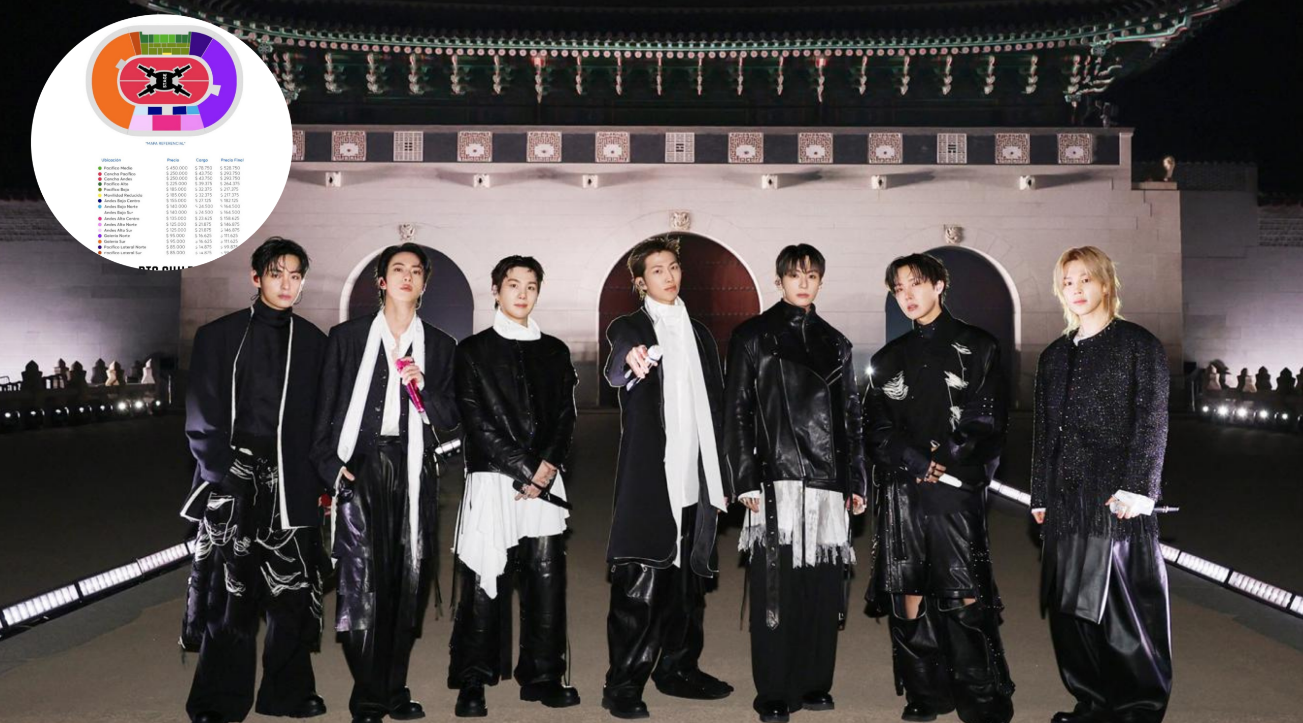 BTS confirma conciertos en Chile, pero los altos precios de entradas —que alcanzan los $676 mil— desatan debate por su impacto en el bolsillo de los fans.