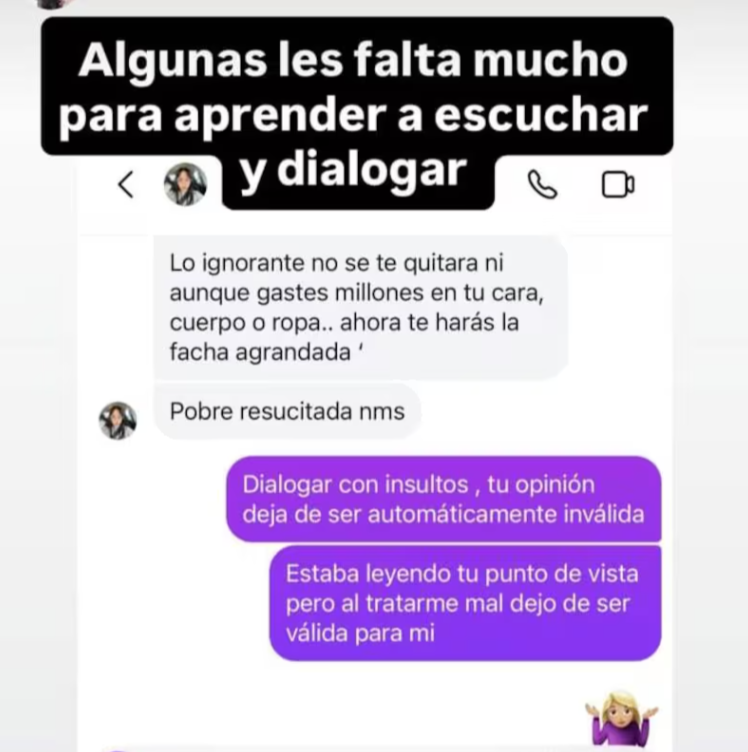 Naya Fácil respondió a críticas en redes sociales y acusó a “feministas falsas” tras polémica por sus dichos sobre feriados.