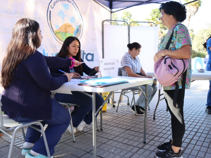 Quillota inició la campaña de vacunación contra la influenza 2026 con la meta de inmunizar a 45 mil personas antes del invierno.