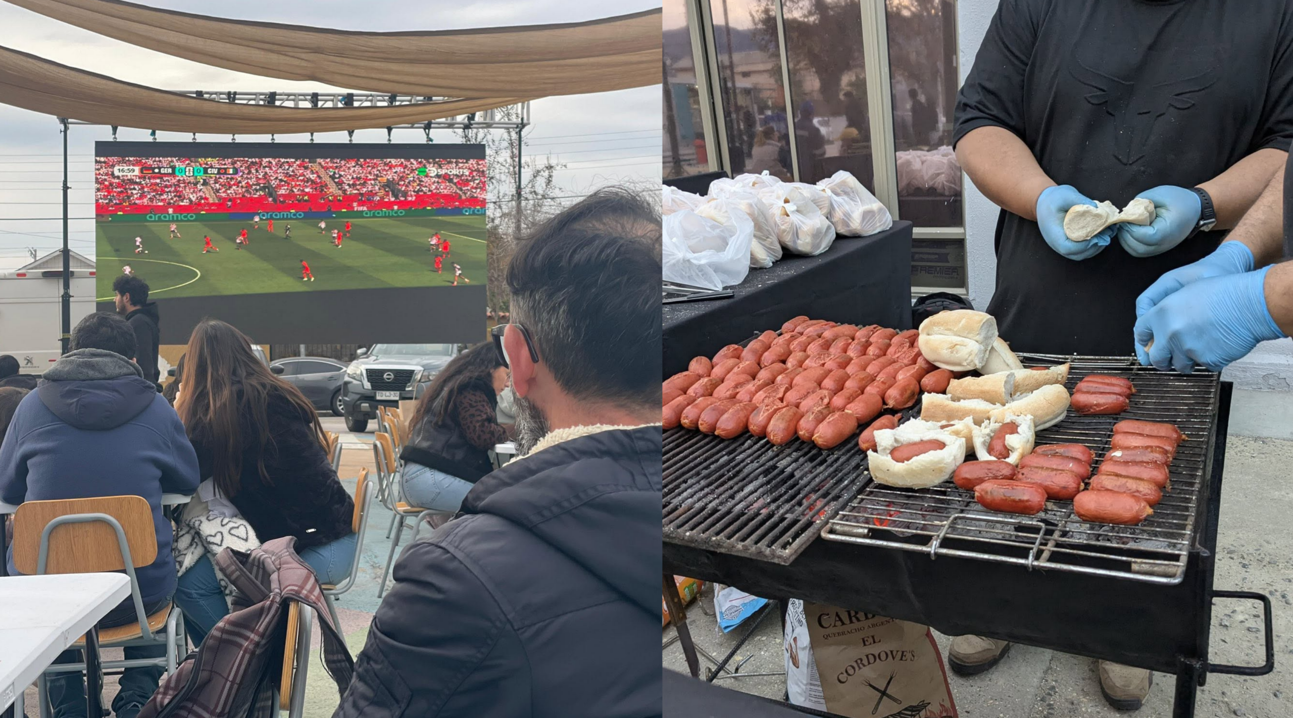 Cientos de familias participaron en la celebración del Día del Padre en La Cruz, una jornada con fútbol, pantalla gigante, juegos, choripanes y actividades para toda la comunidad.