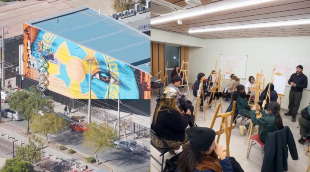 La Escuela de Bellas Artes de La Calera comenzó sus actividades en el moderno Centro Cultural de la comuna, fortaleciendo la formación artística y el desarrollo cultural local.