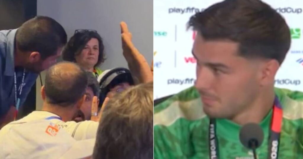 Dos periodistas protagonizaron una fuerte discusión durante una conferencia del Mundial 2026. La reacción de Brahim Díaz se volvió viral en redes sociales.