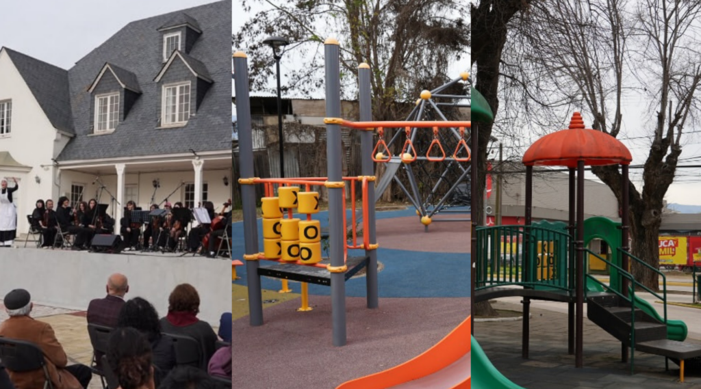 Limache inauguró tres nuevos espacios públicos gracias a una inversión superior a $451 millones del Gobierno Regional de Valparaíso, incluyendo dos plazas remodeladas y un nuevo anfiteatro para el Conservatorio de Música.