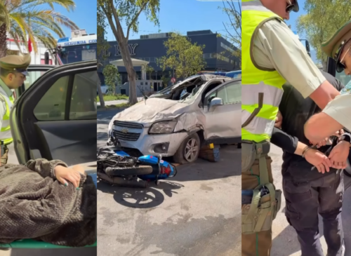 La Calera recreó un fatal accidente de tránsito para concientizar sobre los riesgos de conducir bajo los efectos del alcohol durante Fiestas Patrias.