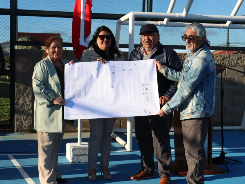 Quintero inauguró la renovada multicancha de Villa Santa Victoria tras una inversión de $31 millones y anunció una futura sede vecinal.