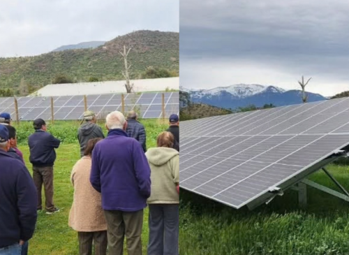 150 familias de Calle Larga accederán a descuentos de hasta 90% en sus cuentas de luz gracias al primer Parque Solar Comunitario de Los Andes.