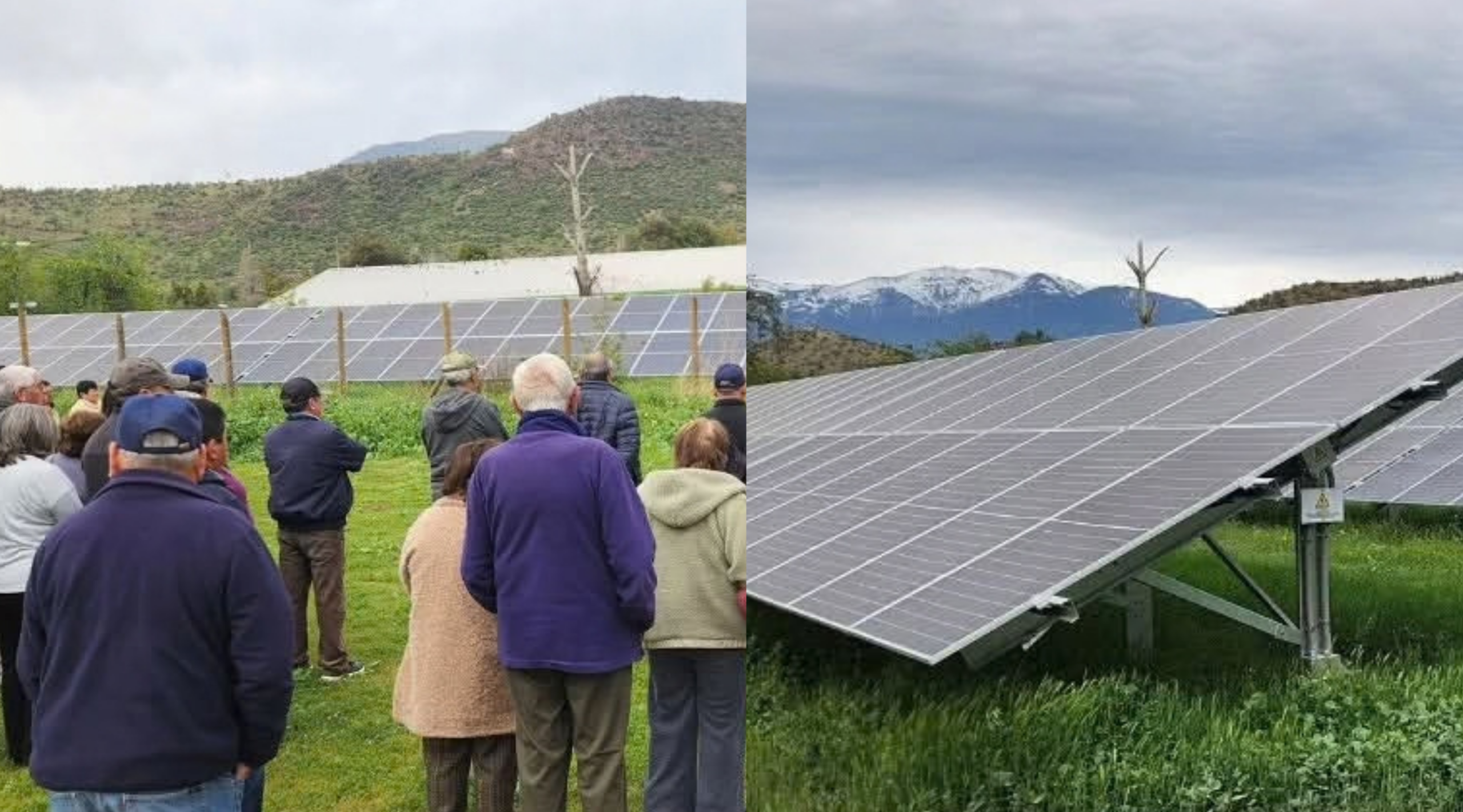 150 familias de Calle Larga accederán a descuentos de hasta 90% en sus cuentas de luz gracias al primer Parque Solar Comunitario de Los Andes.
