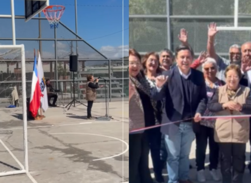 La Población Cristo Redentor de Los Andes estrenó una renovada multicancha tras una inversión de más de $153 millones en infraestructura deportiva y recreativa.