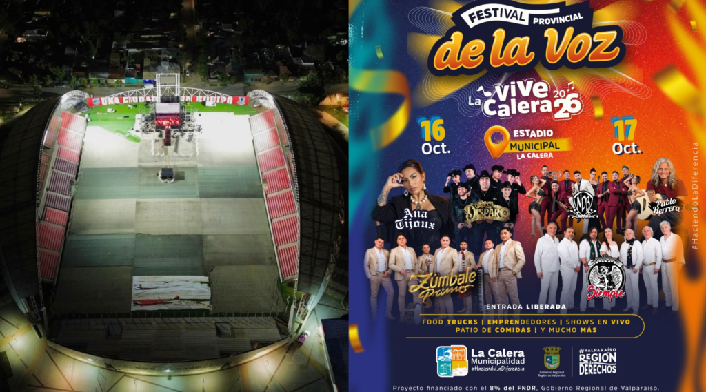 Ana Tijoux, Los Jaivas y Zúmbale Primo llegan al Festival Vive La Calera 2026. Revisa los artistas, horarios y premios de la competencia.