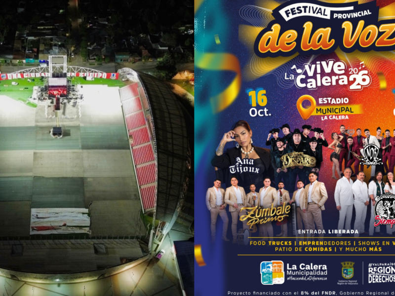 Ana Tijoux, Los Jaivas y Zúmbale Primo llegan al Festival Vive La Calera 2026. Revisa los artistas, horarios y premios de la competencia.