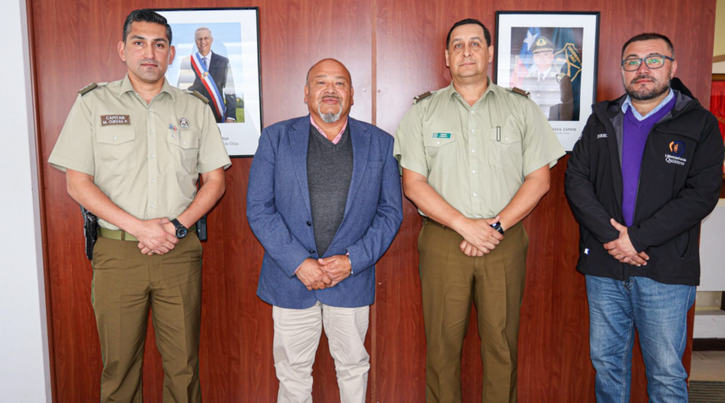 Quintero coordina acciones con Carabineros para reforzar la seguridad en Loncura, playas y otros sectores ante la próxima temporada estival.
