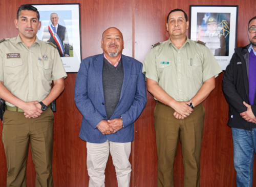 Quintero coordina acciones con Carabineros para reforzar la seguridad en Loncura, playas y otros sectores ante la próxima temporada estival.