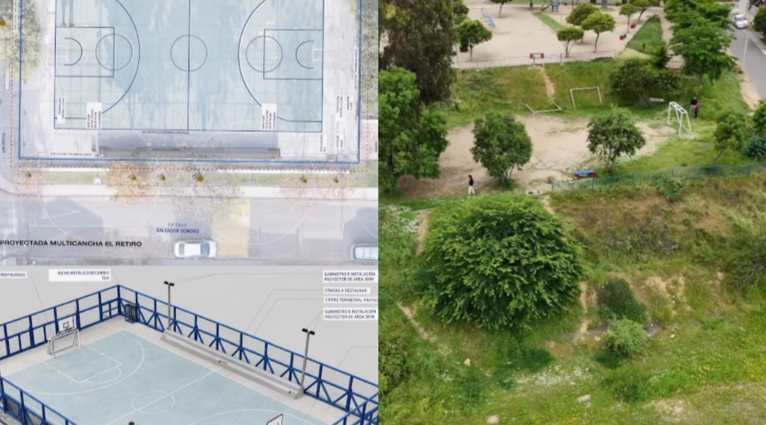 Quilpué invertirá más de $97 millones en renovar la Multicancha El Retiro y la Cancha Tucuquere, en Los Pinos. Las obras estarían listas a fines de enero.